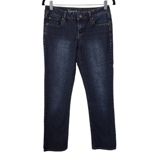 Natural Reflections Cropped Jeans Size 2 Petite Dark Wash Denim