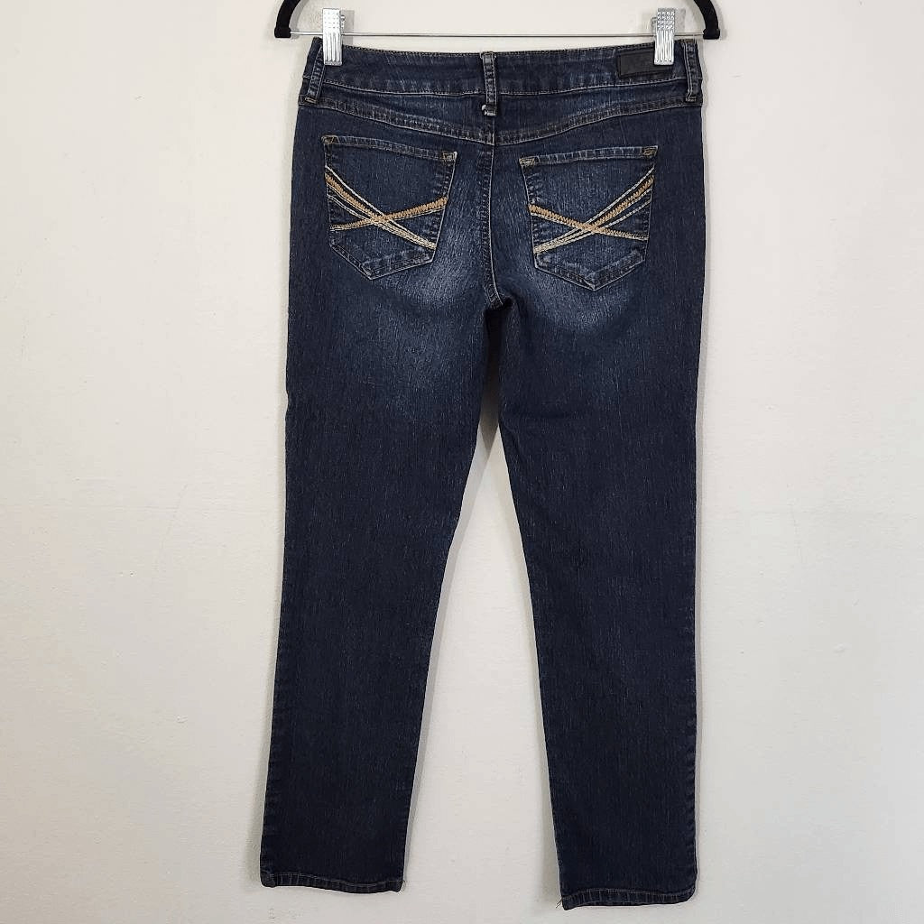 Natural Reflections Cropped Jeans Size 2 Petite Dark Wash Denim