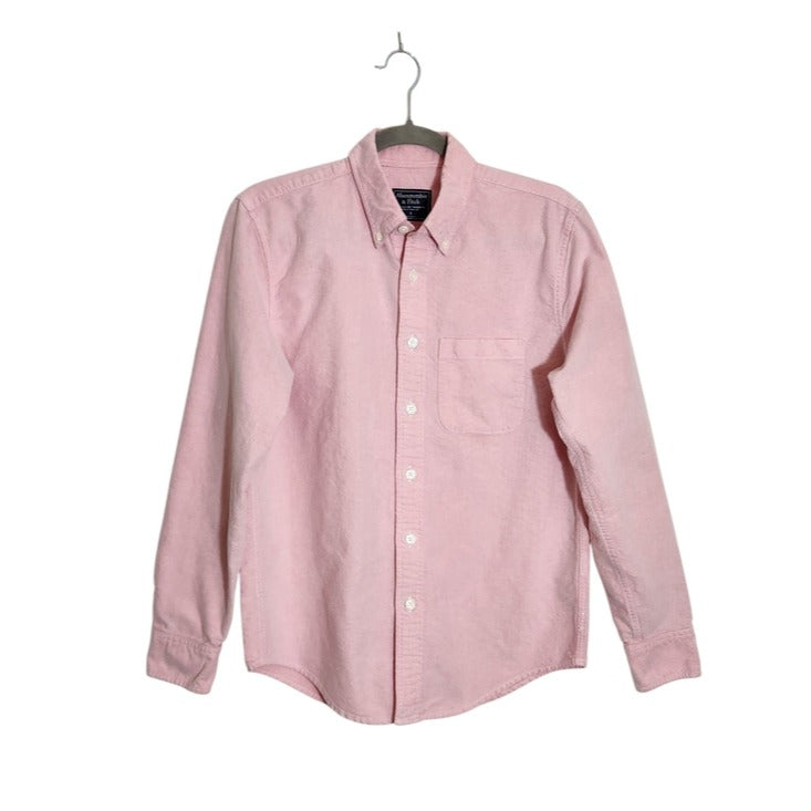 Abercrombie & Fitch Pink Button Down Shirt Size Small