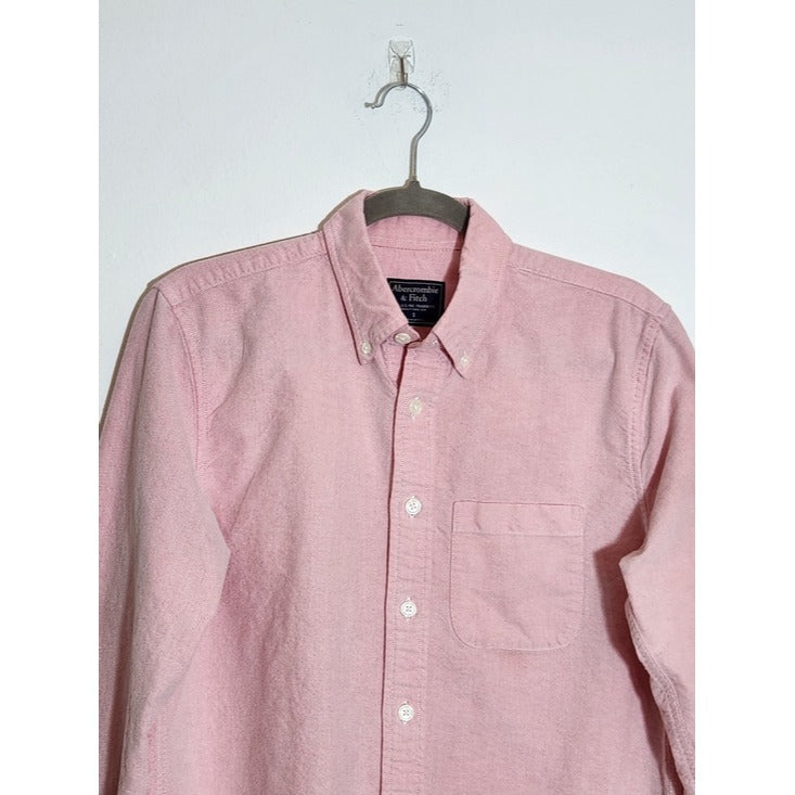 Abercrombie & Fitch Pink Button Down Shirt Size Small