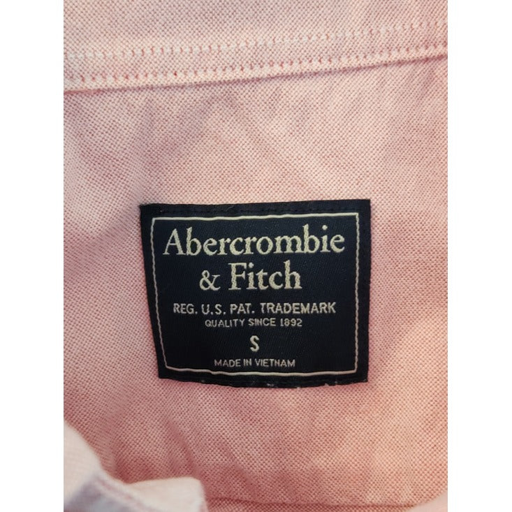 Abercrombie & Fitch Pink Button Down Shirt Size Small