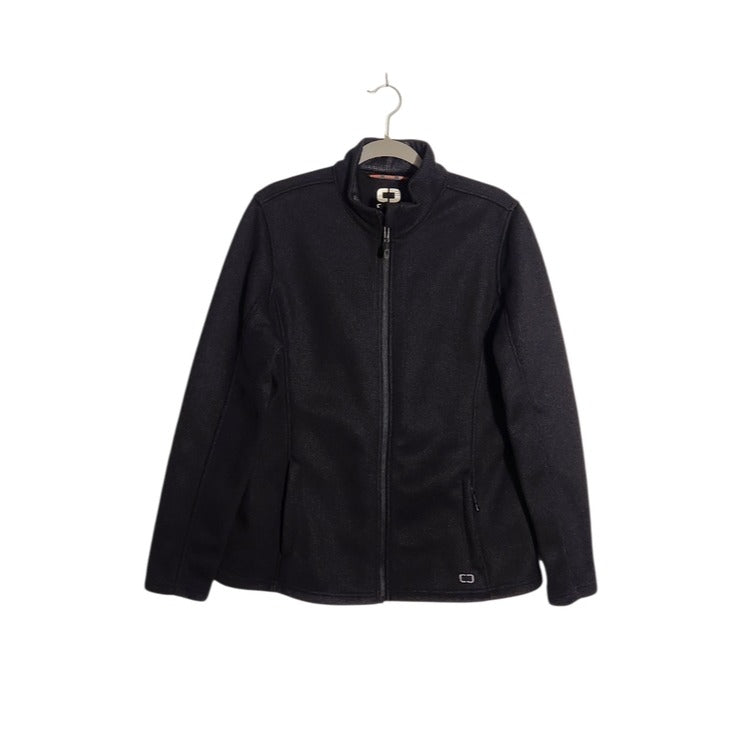 OGIO Textured Black Zip Up Jacket Size XL