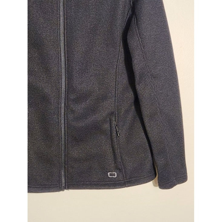 OGIO Textured Black Zip Up Jacket Size XL