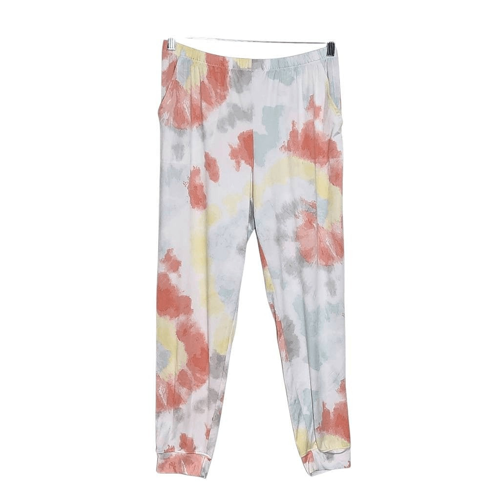 Secret Treasures Multi-Color Tie-Dye Knit Joggers Size Medium 8-10