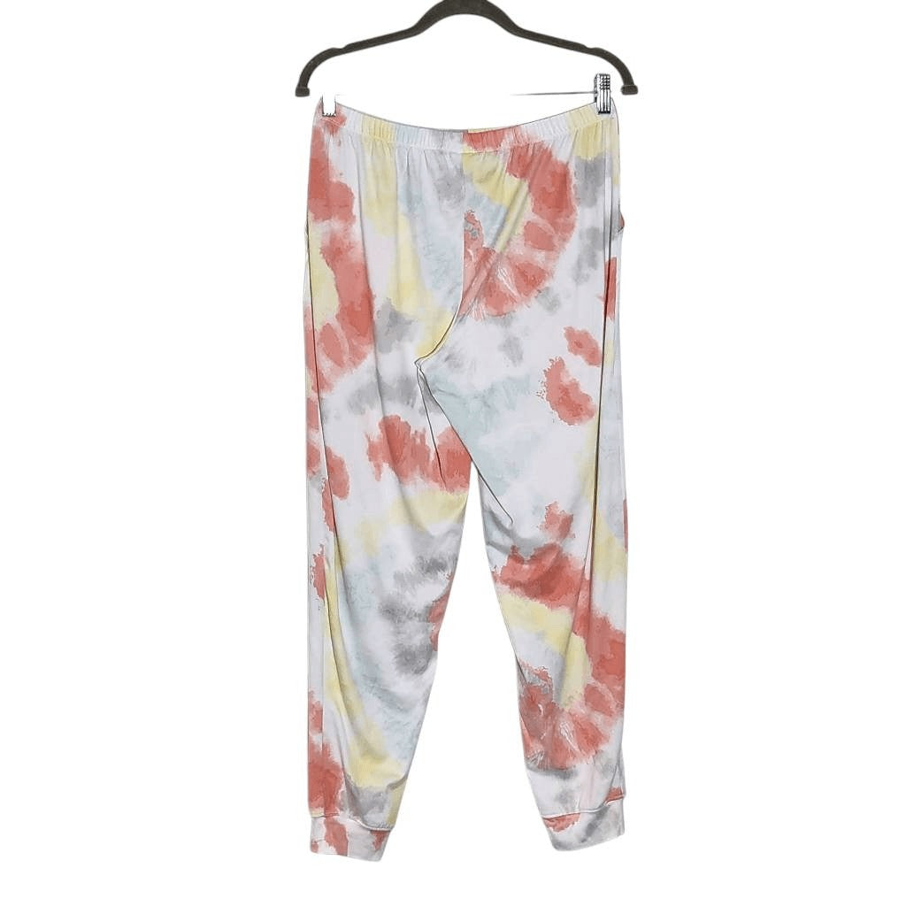 Secret Treasures Multi-Color Tie-Dye Knit Joggers Size Medium 8-10