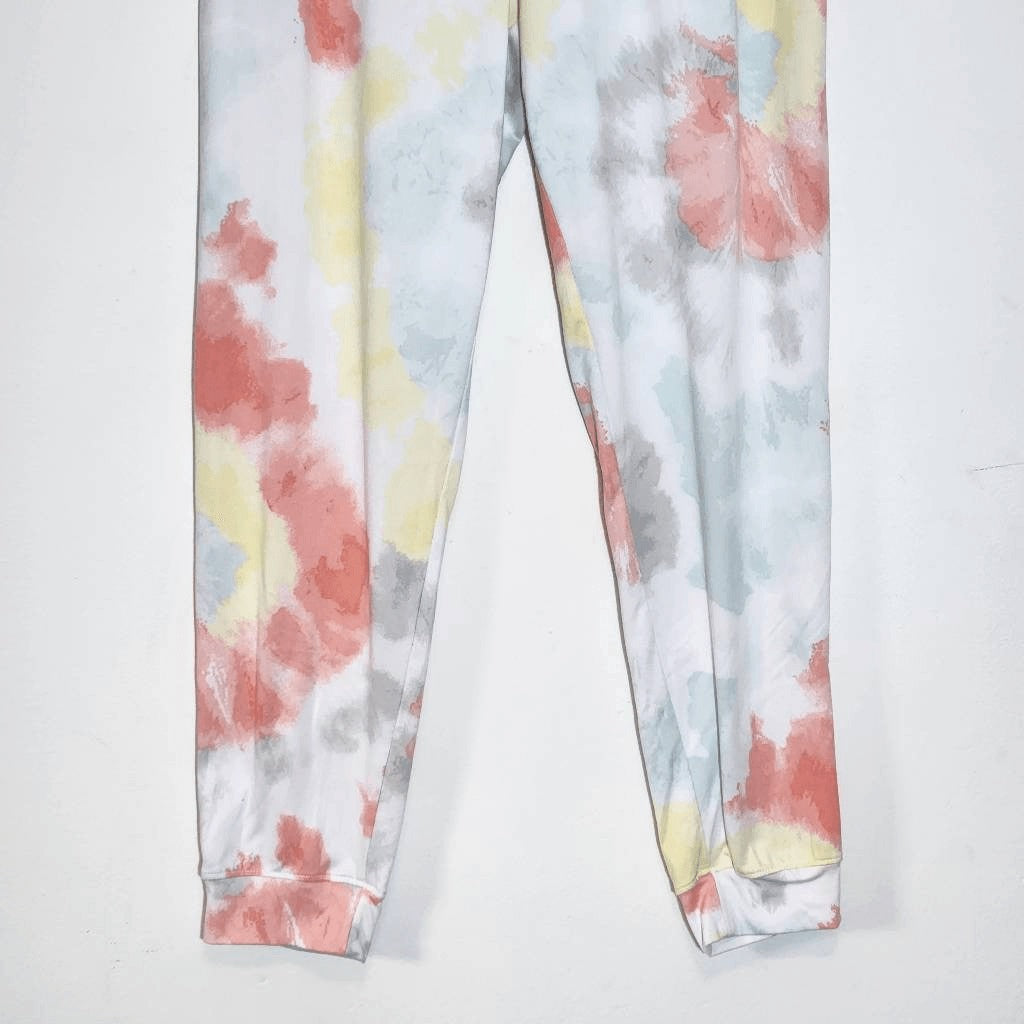 Secret Treasures Multi-Color Tie-Dye Knit Joggers Size Medium 8-10