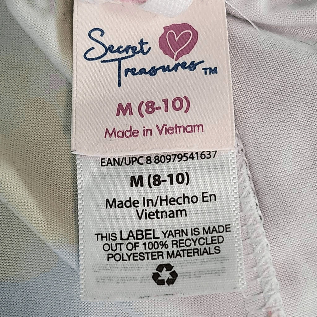 Secret Treasures Multi-Color Tie-Dye Knit Joggers Size Medium 8-10