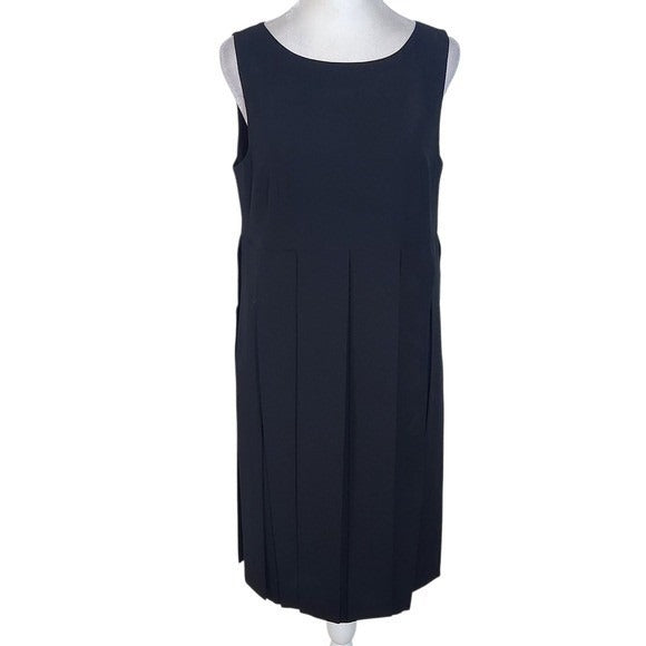 Cabi Black Sleeveless Dress Size 8 Black Flapper Dress with Empire Waist