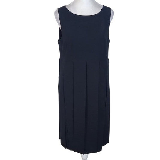 Cabi Black Sleeveless Dress Size 8 Black Flapper Dress with Empire Waist