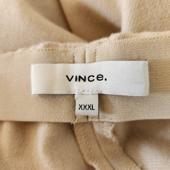 Vince Cream Full Leg Pull-On Pants Size XXXL