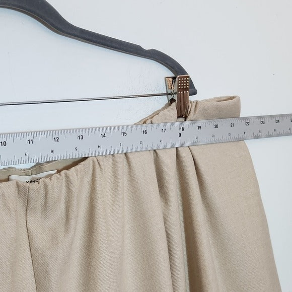 Vince Cream Full Leg Pull-On Pants Size XXXL