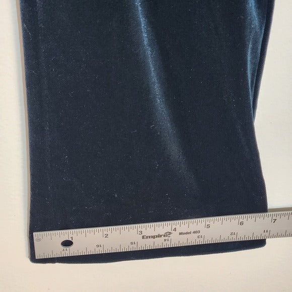Rachel Roy Teal Blue Velour Pull-On Pants Size Medium