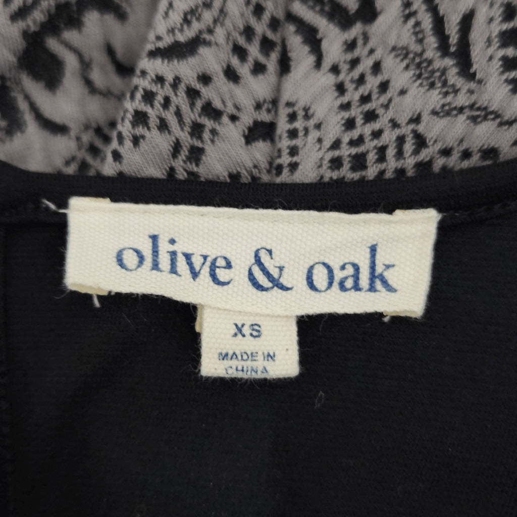 Olive & Oak Gray and Black Fit and Flare Lace Mini Dress Size XS Party Dress