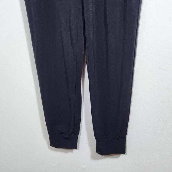 Attention Sleeveless Black Jumpsuit Size Large