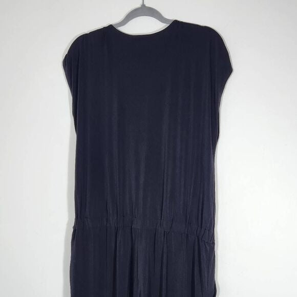 Attention Sleeveless Black Jumpsuit Size Large