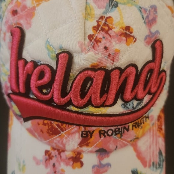 Robin Ruth Ireland Pastel Floral Baseball Hat One Size