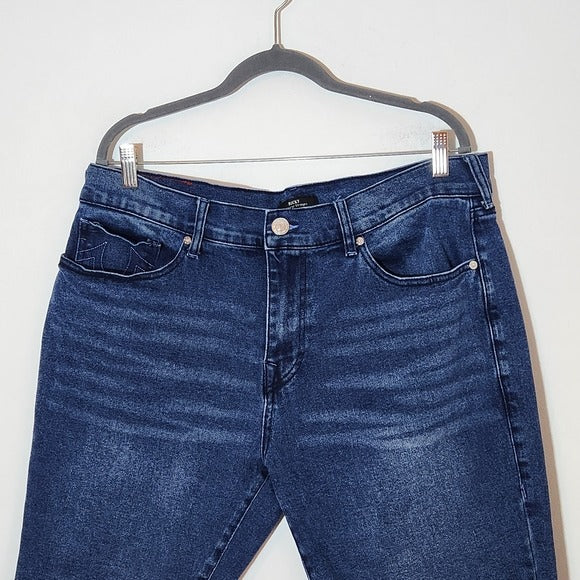 True Religion Mens Ricky Relaxed Straight Jean Shorts Size 36