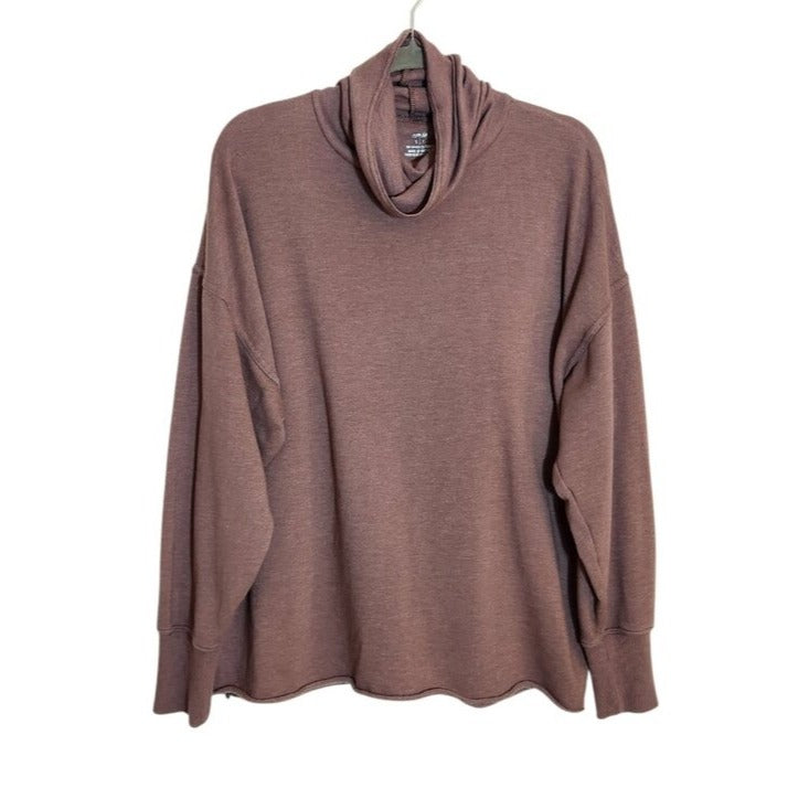 Aerie Dusty Mauve Cowl Neck Pullover Size Small