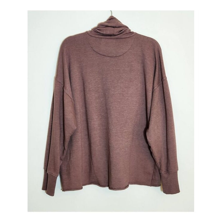 Aerie Dusty Mauve Cowl Neck Pullover Size Small