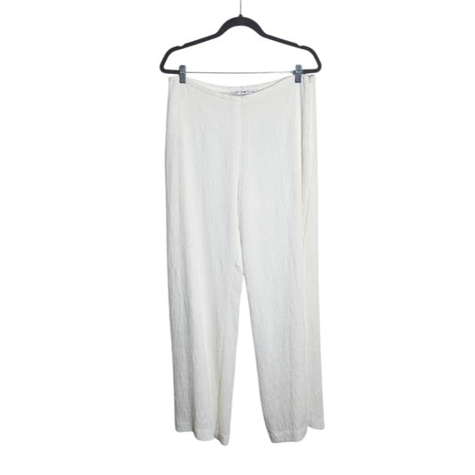 Trina Turk White Wide Leg Pants Size 10 NWT