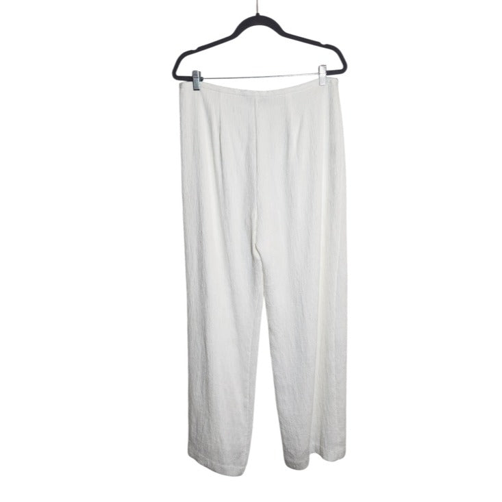 Trina Turk White Wide Leg Pants Size 10 NWT