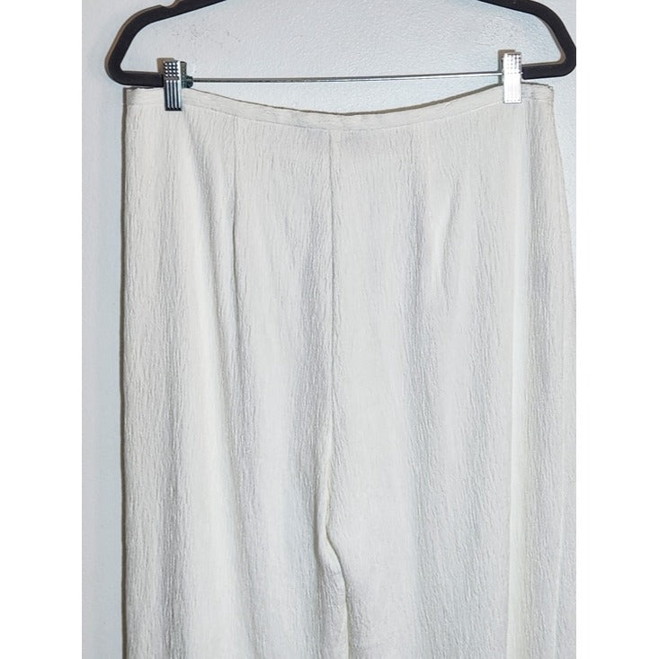Trina Turk White Wide Leg Pants Size 10 NWT
