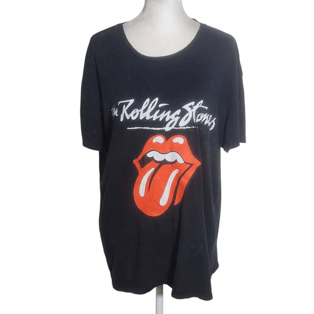 The Rolling Stones Black Short Sleeve Tee Size Large Rolling Stones T-Shirt