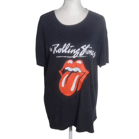 The Rolling Stones Black Short Sleeve Tee Size Large Rolling Stones T-Shirt