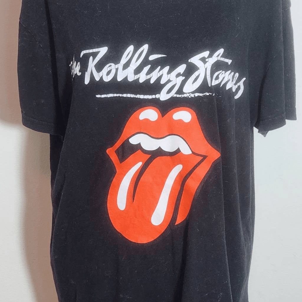 The Rolling Stones Black Short Sleeve Tee Size Large Rolling Stones T-Shirt