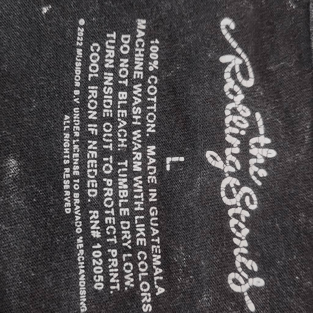The Rolling Stones Black Short Sleeve Tee Size Large Rolling Stones T-Shirt