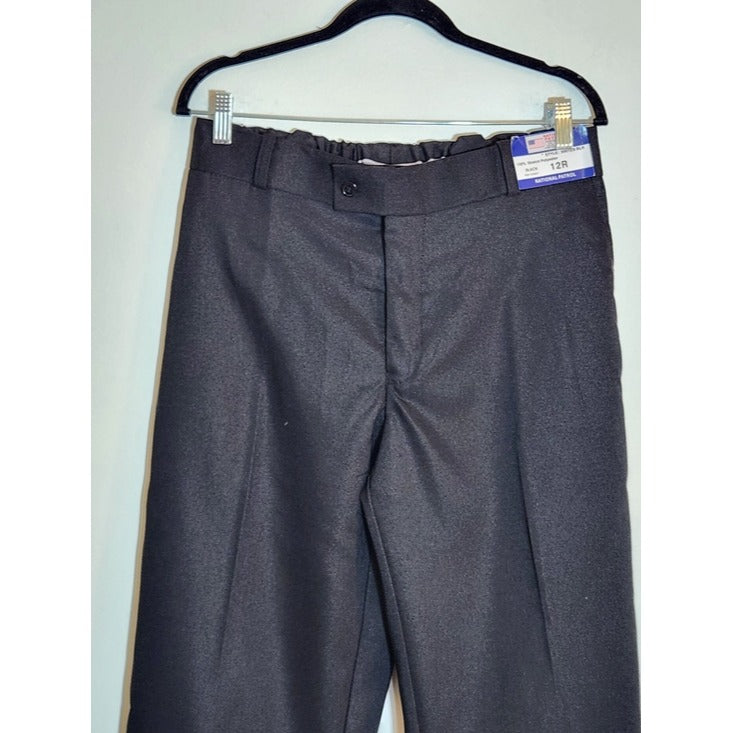 National Patrol Black Work Utility Pants Size 12 NWT