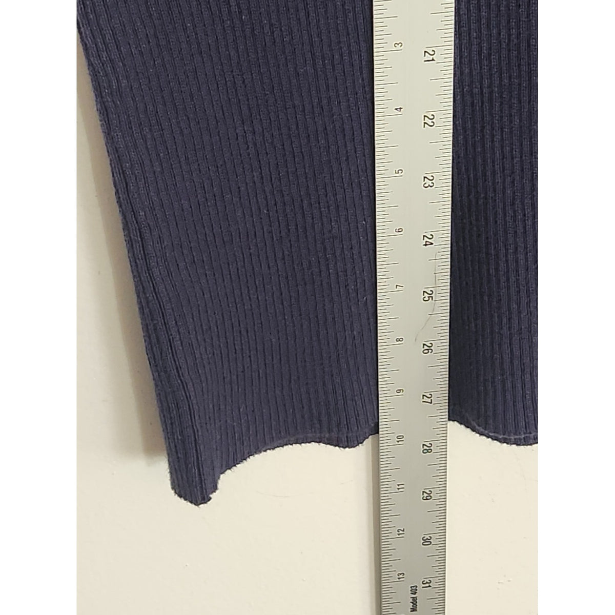 Appleseed's Navy Ribbed Knit Turtleneck Sweater Size XL