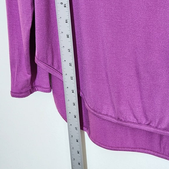 Nally & Millie Purple Long Sleeve Tee Size XL NWT