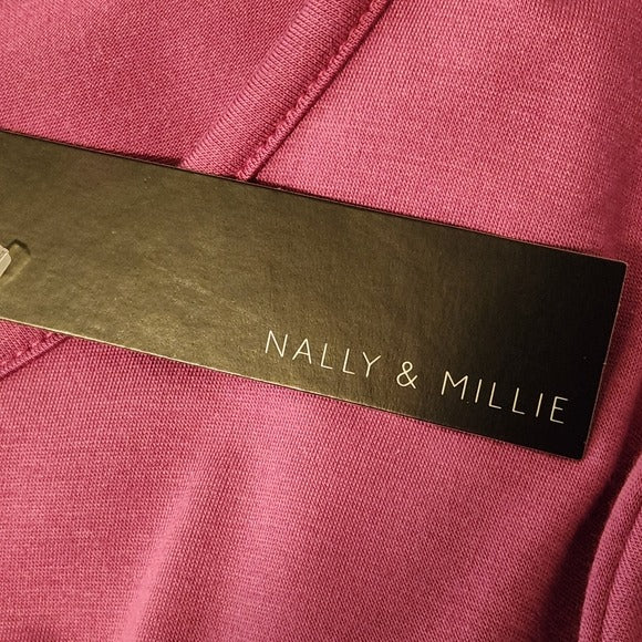 Nally & Millie Purple Long Sleeve Tee Size XL NWT