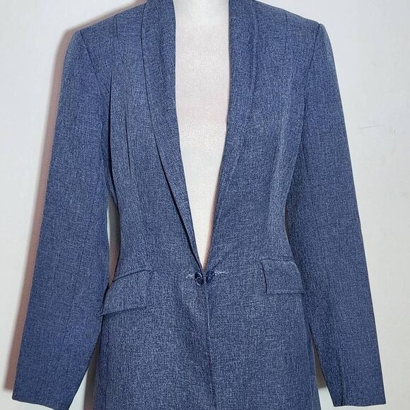 Reed Hill Vintage Blue Equestrian Day Coat Size 10 Blue Womens Equestrian Jacket