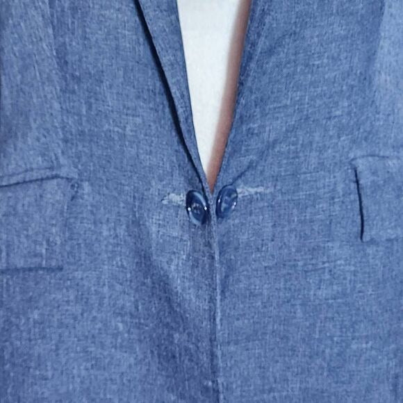 Reed Hill Vintage Blue Equestrian Day Coat Size 10 Blue Womens Equestrian Jacket