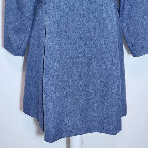 Reed Hill Vintage Blue Equestrian Day Coat Size 10 Blue Womens Equestrian Jacket