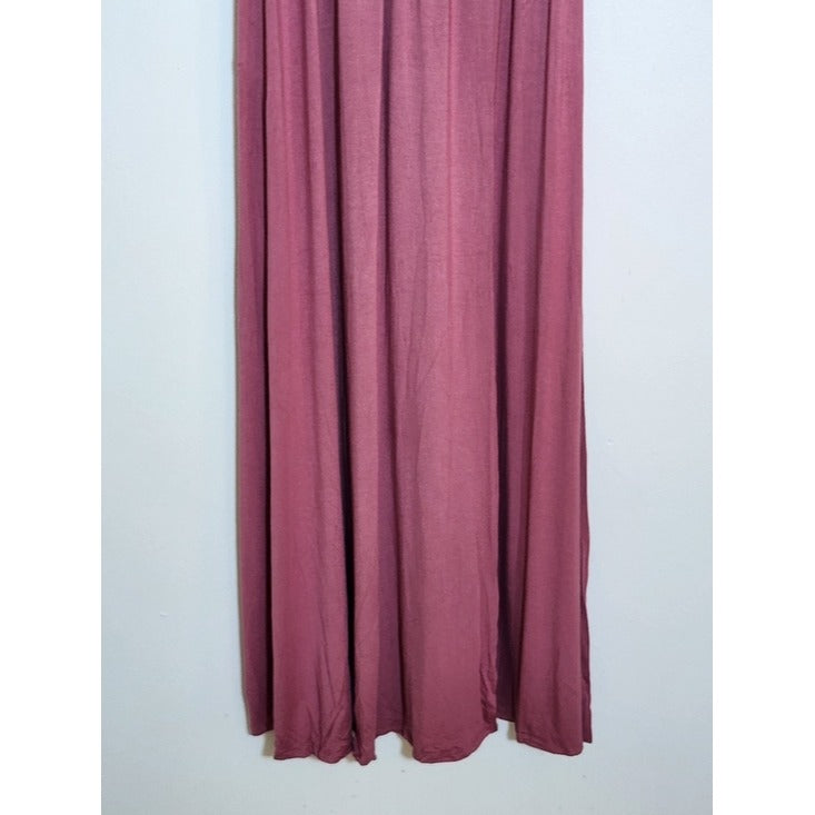 Lulus Pink Short Sleeve Boho Maxi Dress Size Medium NWT Casual Wedding Guest