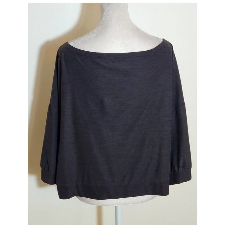 Old Navy Active Charcoal Gray Cropped Yoga Top Size XL