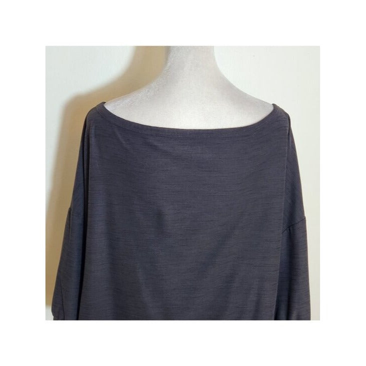 Old Navy Active Charcoal Gray Cropped Yoga Top Size XL