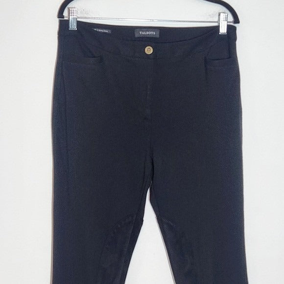 Talbots Riding Style Black Skinny Ankle Pants Size 10 Black Skinny Pants