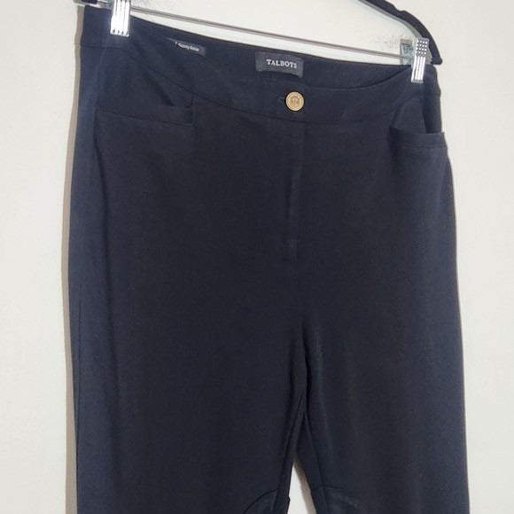 Talbots Riding Style Black Skinny Ankle Pants Size 10 Black Skinny Pants