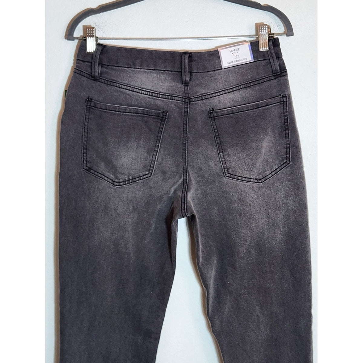 Tinseltown Gray High-Rise Slim Fit Button-Fly Jeans NWT Size 5
