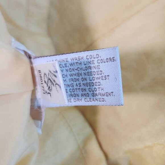 Chico's Yellow Blazer with Crinkle Fabric and Sheen Size Medium Yellow Blazer