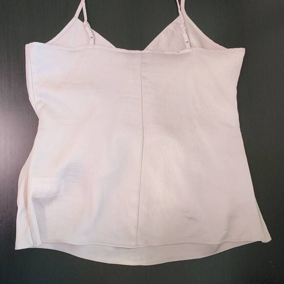 Express Pink Camisole with Twist Detail Size XS Express Ballet Pink Tank Top