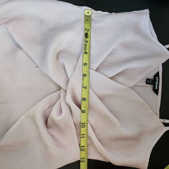 Express Pink Camisole with Twist Detail Size XS Express Ballet Pink Tank Top