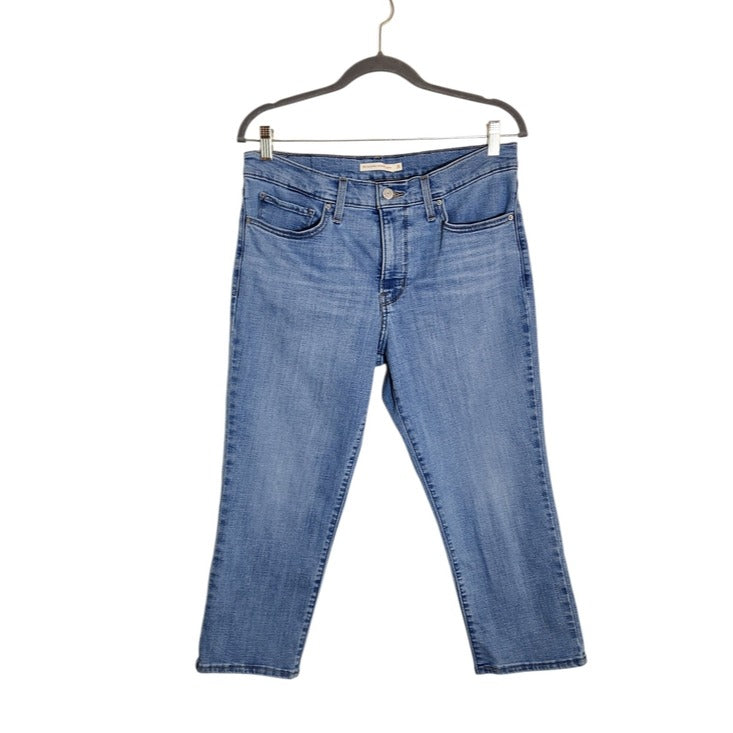 Levi's Light Wash 311 Shaping Skinny Capri Jeans Size 31