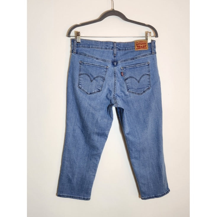 Levi's Light Wash 311 Shaping Skinny Capri Jeans Size 31