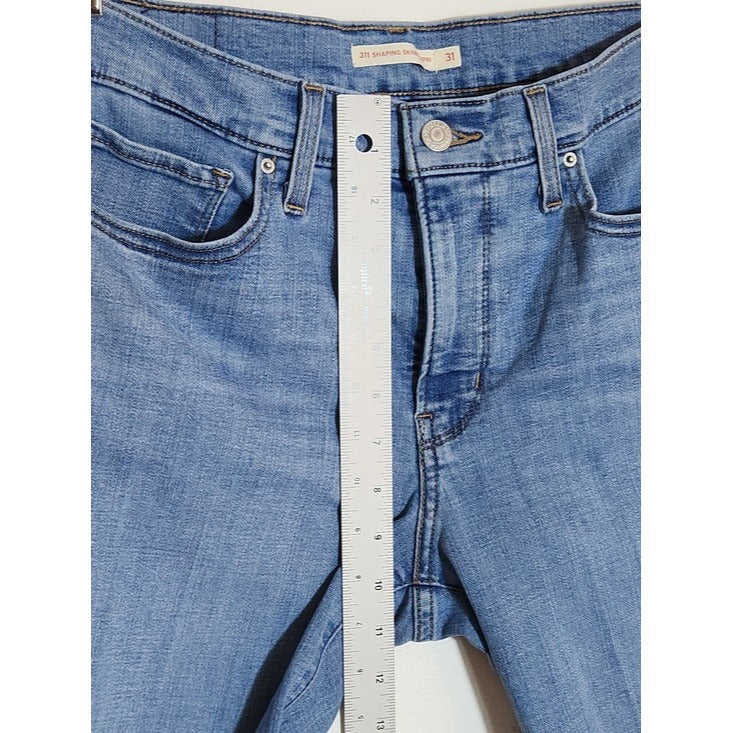 Levi's Light Wash 311 Shaping Skinny Capri Jeans Size 31