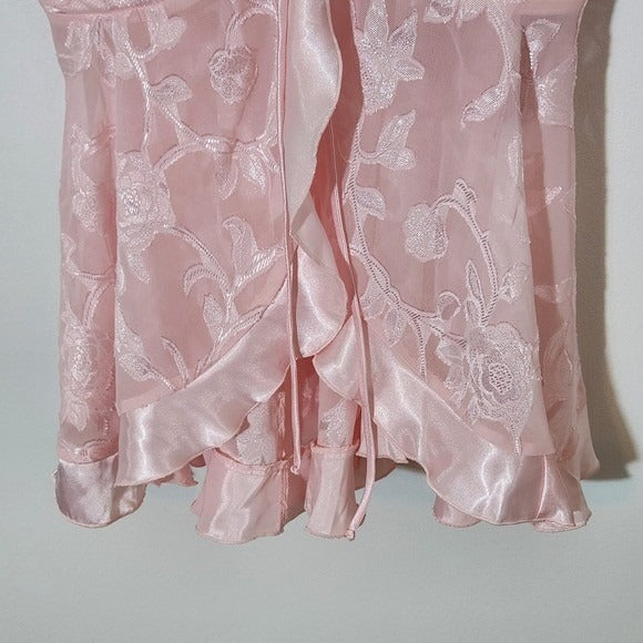 Cinema Etolie Pink Floral Lingerie Camisole Top NWT Size Medium